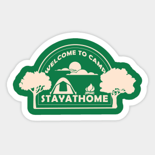 Camp Stayathome Sticker